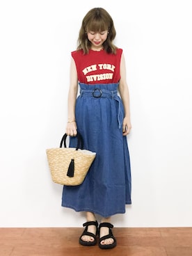 saya☺︎さん（レディース・149cm）の夏コーディネート