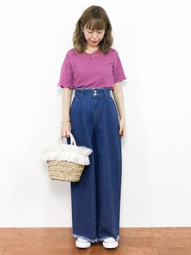 saya☺︎さん（レディース・149cm）の夏コーディネート