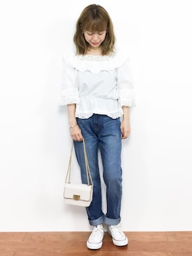 saya☺︎さん（レディース・149cm）の夏コーディネート