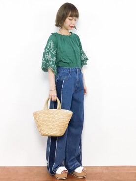 saya☺︎さん（レディース・149cm）の夏コーディネート