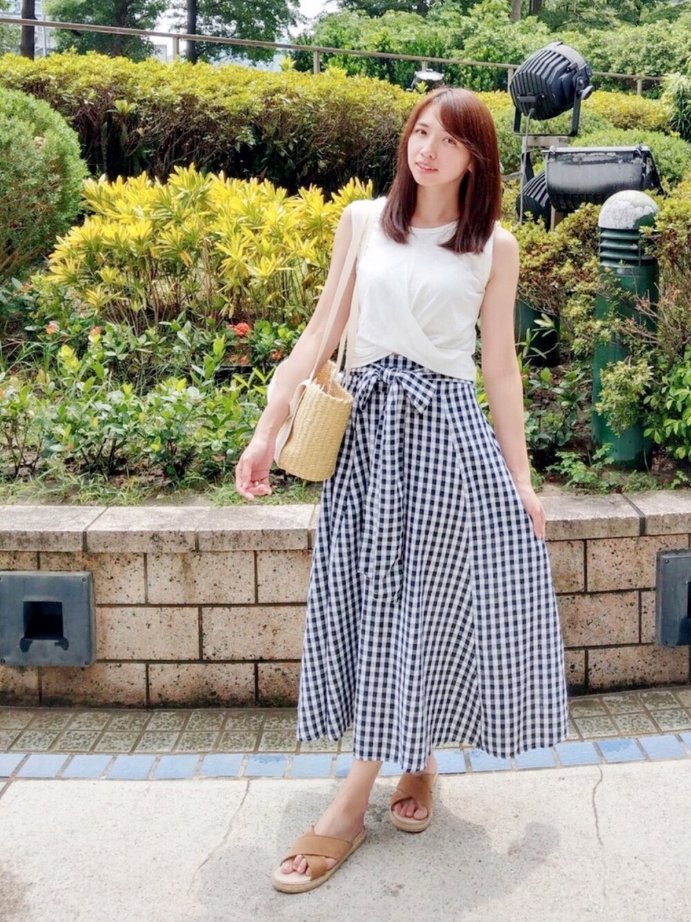 「summer」｜「taobaoのアイテム（ベスト、その他）」を使った、Mimiさん（レディース・166cm）の夏コーディネートの1枚目の写真