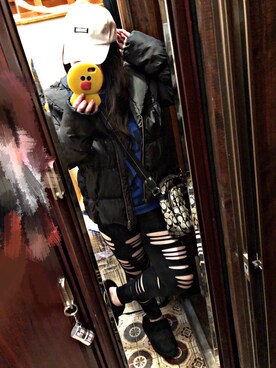 「ジャンバー」｜まやさん（レディース・150cm）の春コーディネート