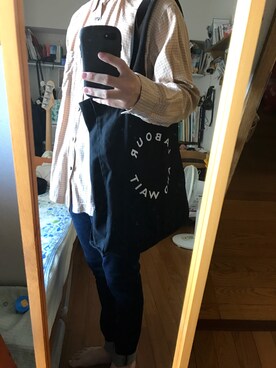 Labour And Wait レイバーアンドウェイト のトートバッグを使ったメンズコーディネート一覧 季節 6月 8月 Wear