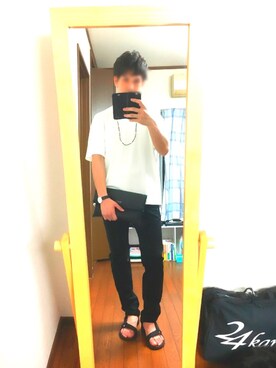「Right-on（ライトオン）のアイテム（シューズ）」を使った、Masaさん（メンズ・178cm）の春コーディネート