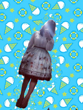 「lolitafashion」｜「アイテム（チュニック）」を使った、teateaさん（レディース・156cm）の春コーディネート