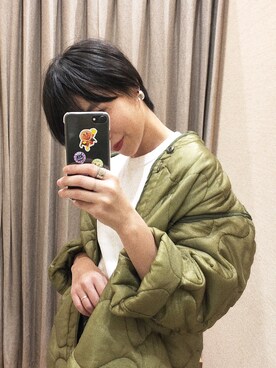 「大人古着」｜「アイテム（ジャケット/アウター）」を使った、aikaさん（レディース・158cm）の秋コーディネート