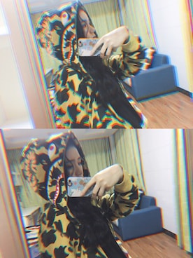 「A BATHING APE（アベイシングエイプ）のアイテム（ジャケット/アウター）」を使った、低卡山露汽水-さん（レディース・165cm）の春コーディネート
