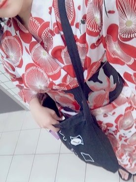 「浴衣」｜なこ。さん（レディース・163cm）の冬コーディネート