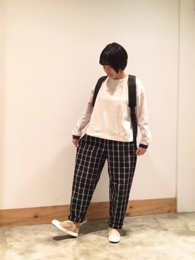 「the case（ザケース）のアイテム」を使った、coen 砂糖さん（レディース・148cm）の夏コーディネート