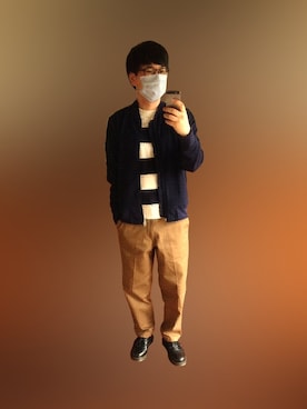 「ユニクロU」｜inazuma109さん（メンズ・168cm）の春コーディネート