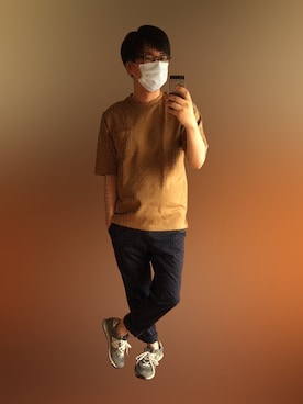 「NEW BALANCE（ニューバランス）のNew Balance ニューバランス ML574 EGG ml574egg（スニーカー）」を使った、inazuma109さん（メンズ・168cm）の春コーディネート