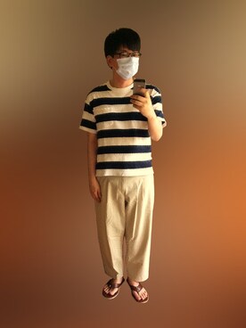 「Burner（バーナー）のアイテム（パンツ）」を使った、inazuma109さん（メンズ・168cm）の夏コーディネート