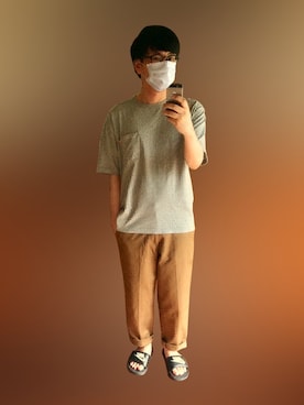 「ユニクロU」｜inazuma109さん（メンズ・168cm）の秋コーディネート