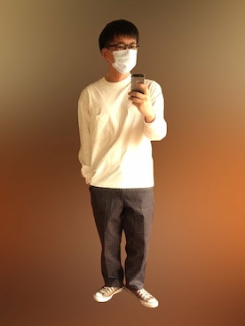 「ユニクロU」｜inazuma109さん（メンズ・168cm）の秋コーディネート