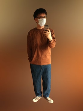 「ユニクロU」｜inazuma109さん（メンズ・168cm）の秋コーディネート