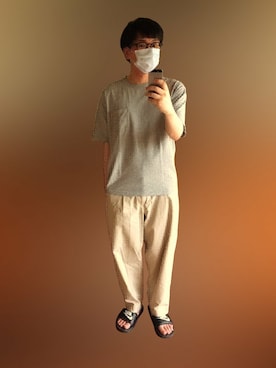 「Burner（バーナー）のアイテム（パンツ）」を使った、inazuma109さん（メンズ・168cm）の夏コーディネート