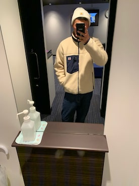 「Levi's（リーバイス）のアイテム（ダウンジャケット/コート）」を使った、bigdream0932さん（メンズ・176cm）の冬コーディネート