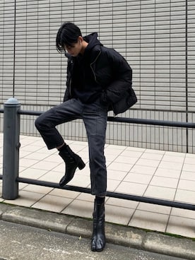 「shiyoh」｜「アイテム（ダウンジャケット/コート）」を使った、nisc_yuheiさん（メンズ・177cm）の冬コーディネート