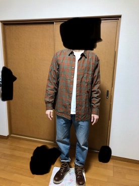 「Back Channel（バックチャンネル）のアイテム（アクセサリー）」を使った、タイソンさん（メンズ・173cm）の冬コーディネート