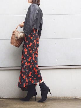 Eさん（レディース・169cm）の秋コーディネート