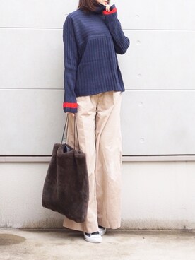 Eさん（レディース・169cm）の冬コーディネート