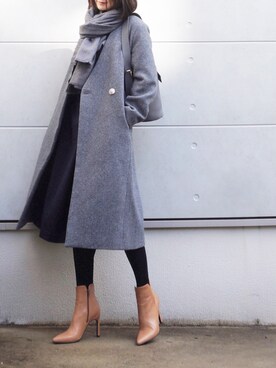 Eさん（レディース・169cm）の冬コーディネート