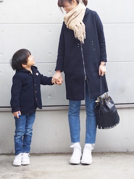 Eさん（レディース・169cm）の冬コーディネート