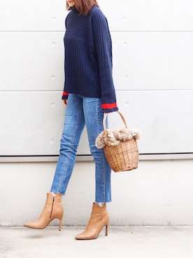 Eさん（レディース・169cm）の冬コーディネート