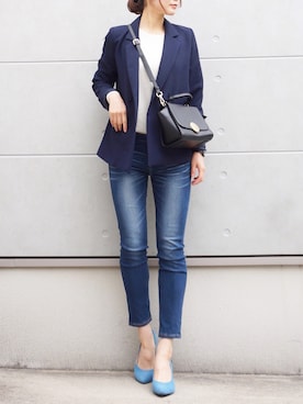 Eさん（レディース・169cm）の冬コーディネート