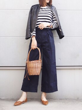 Eさん（レディース・169cm）の春コーディネート