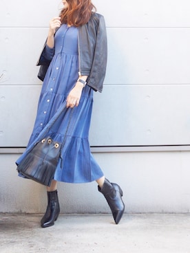 Eさん（レディース・169cm）の秋コーディネート