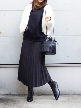 Eさん(レディース・169cm)の冬コーディネート