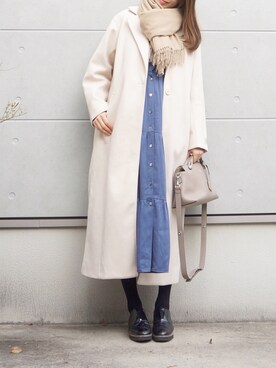 Eさん（レディース・169cm）の冬コーディネート