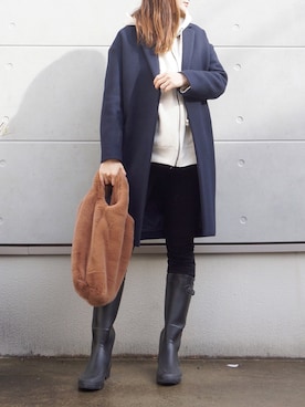 Eさん（レディース・169cm）の冬コーディネート