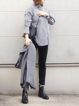 Eさん（レディース・169cm）の冬コーディネート