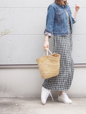 Eさん（レディース・169cm）の春コーディネート