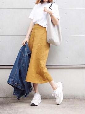 Eさん（レディース・169cm）の春コーディネート