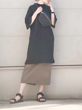 ワンピースを使った 全身ユニクロ のレディース人気ファッションコーディネート Wear