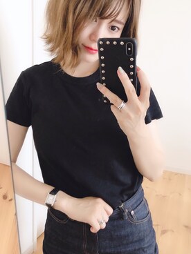 「ISOOK（アイスー）のアイテム（PC・スマホグッズ/家電）」を使った、Eさん（レディース・170cm）の夏コーディネート
