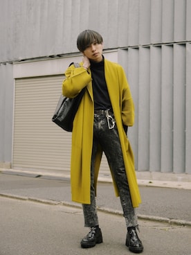 「MM6 Maison Margiela（ｴﾑｴﾑｼｯｸｽ ﾒｿﾞﾝ ﾏﾙｼﾞｪﾗ）のアイテム（バッグ）」を使った、とむさん（メンズ・173cm）の秋コーディネート