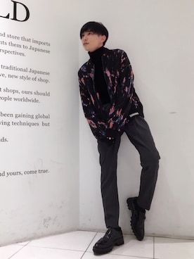 「SHAREEF（シャリーフ）のアイテム（ジャケット/アウター）」を使った、とむさん（メンズ・173cm）の秋コーディネート