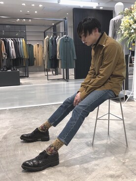 「Acne Studios（アクネストゥディオズ）のアイテム」を使った、とむさん（メンズ・173cm）の春コーディネート