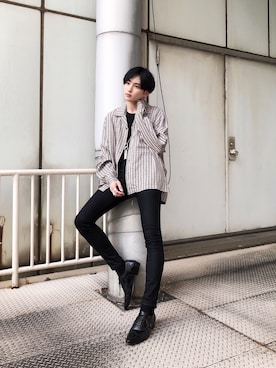 「韓国風コーデ」｜「アイテム（その他）」を使った、とむさん（メンズ・173cm）の秋コーディネート