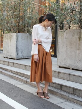 JOURNAL STANDARD 本社スタッフBさん(レディース・160cm)の冬コーディネート