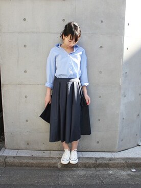 JOURNAL STANDARD 本社スタッフBさん(レディース・160cm)の冬コーディネート