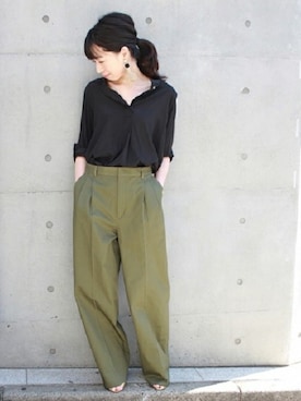 JOURNAL STANDARD 本社スタッフBさん（レディース・160cm）の春コーディネート