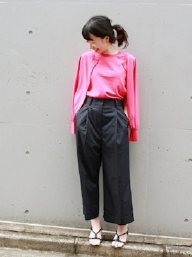 JOURNAL STANDARD 本社スタッフBさん（レディース・160cm）の春コーディネート