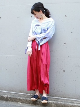 JOURNAL STANDARD 本社スタッフBさん（レディース・160cm）の春コーディネート