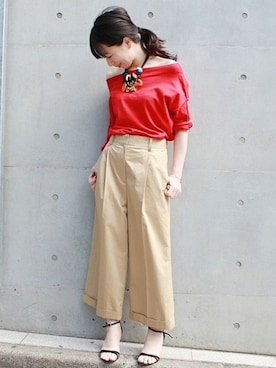 JOURNAL STANDARD 本社スタッフBさん（レディース・160cm）の春コーディネート