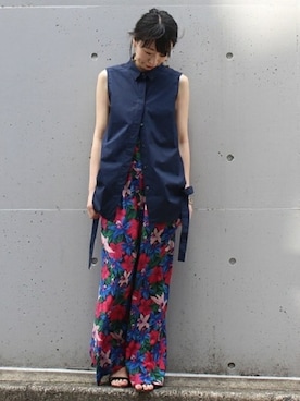 「コンビネゾン」｜JOURNAL STANDARD 本社スタッフBさん（レディース・160cm）の春コーディネート